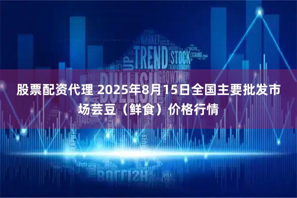 股票配资代理 2025年8月15日全国主要批发市场芸豆（鲜食）价格行情